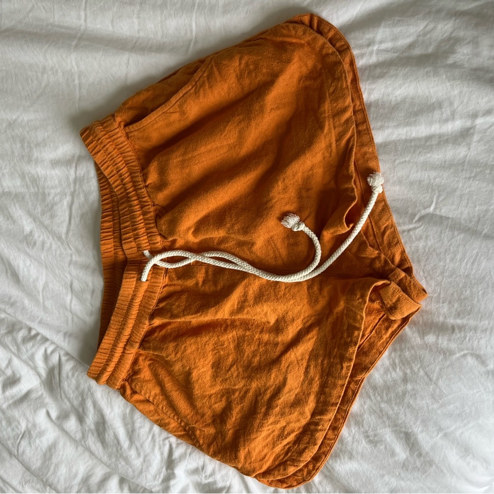 Linen Drawstring Shorts - Picture 4 of 5